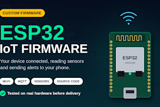 develop esp32 iot firmware and connect your device to the cloud