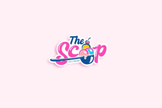 design ice cream shop logo