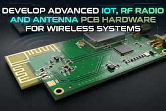 develop advanced iot, rf radio and antenna pcb hardware for wireless systems