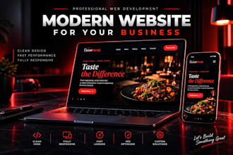 build a modern restaurant and cafe website with reservation system