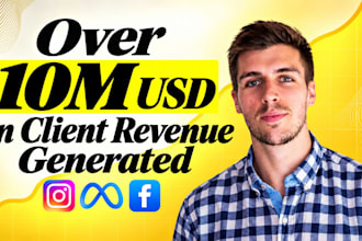 be your meta ads, instagram ads and facebook ads media buyer
