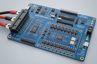 design custom bms pcb, battery management systems, and arduino circuits