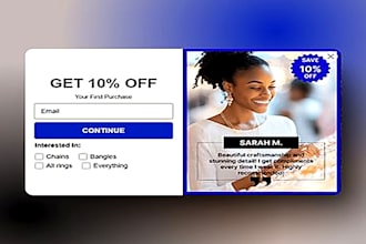 create klaviyo popups, email signup forms and mailchimp integration