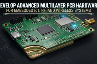 develop advanced multilayer pcb hardware for embedded iot rf and wireless system