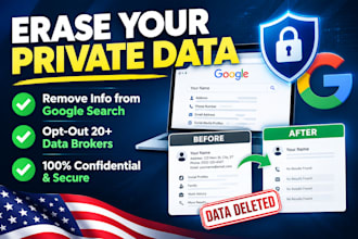 remove your personal information from google, internet, and data brokers