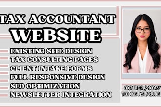 tax accountant website, accounting, tax services, and tax consultant website