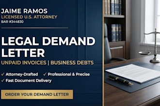 draft a powerful legal demand letter for your unpaid invoice