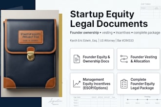 prepare founder vesting agreements and equity allocation contracts
