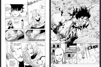 create amazing manga pages for you