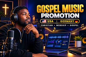 your christian and gospel music organically in the USA and germany