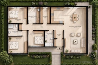 design modern house and villa floor plans and elevations