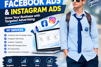 create facebook ads and instagram ads and campaigns