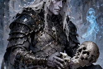 illustrate original dnd heroes, villains, and mythical beings