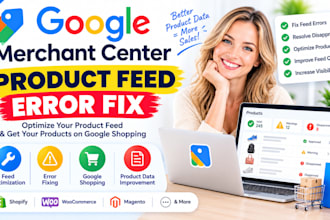 optimize product feed google merchant center fix product feed error issues