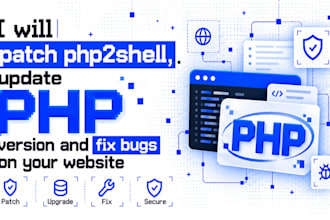 patch php2shell, update PHP version and fix bugs on your website
