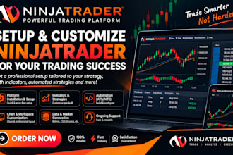 develop or convert ninjatrader 8 nt8 strategies, indicatore, ctrader and ea bots