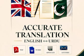 deliver accurate and reliable english translation services