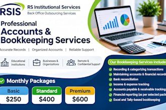 manage your bookkeeping, accounts and financial records