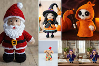 write step by step amigurumi crochet pattern pdf picture video tutorial for etsy