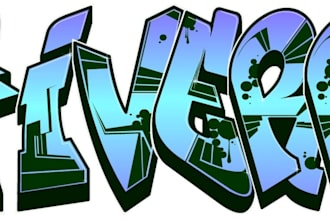create a stylish Graffiti for you