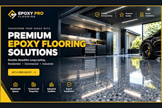 epoxy flooring website flooring website roofing contractor website landing page