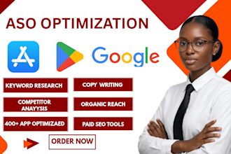 do aso expert services and optimize app store or google play app description
