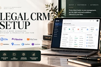 setup filevine clio mycase smokeball practicepanther casepeer cosmolex legal CRM