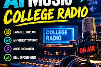promote your ai music to ai friendly college radio stations