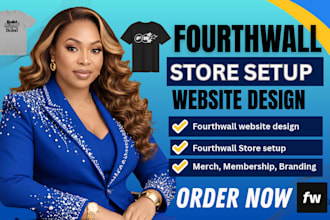 design fourthwall website fourthwall store print on demand redesign fourthwall