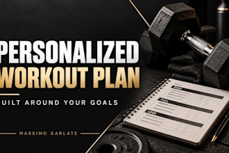 create a personalized workout plan for your fitness goals