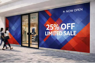design storefront window graphics and custom vinyl decals and window lettering