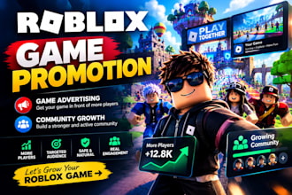 do roblox game promotion, roblox advertising, and gaming community growth