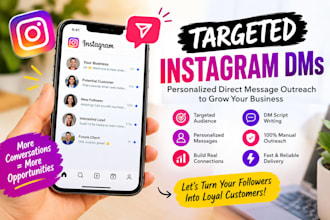 targeted instagram dms and personalized direct message outreach mass dm cold dm