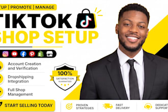 tiktok shop setup tik tok shop manager tiktok shop expert tik tok dropshipping