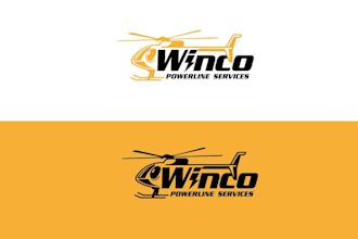 make premium helicopter company logo