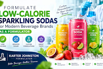 formulate low calorie sparkling sodas for modern beverage brands as a formulator