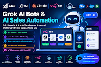 grok bot voice xai apl n8n claude duet grok ai vps  crm ai sale automation