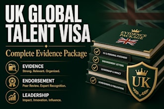 prepare complete UK global talent visa evidence package and documents
