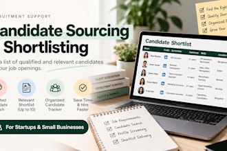 source and shortlist qualified candidates for your job openings