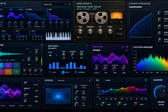 develop custom vst audio plugins, vst3, midi plugins, real time audio software