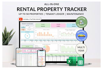 build  rental property income and expense tracker in google sheets