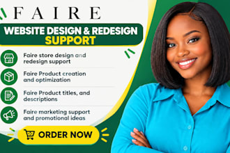 do faire website design and redesign faire marketing faire listings faire sales