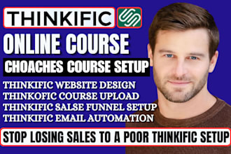 thinkific coaches course setup thinkific website design thinkific sales funnel