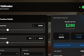 build a custom interactive calculator or web widget