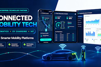 develop fleet management, fleet tracking apps, telematics and ev charging apps