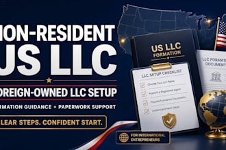 non resident US llc foreign owned llc USA llc setup