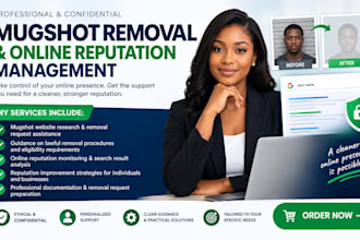 assist with mugshot removal and online reputation management