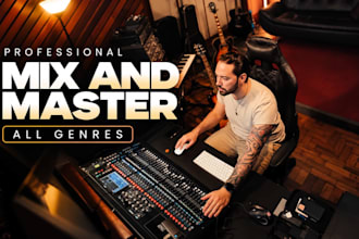 professionally mix and master your pop, hip hop, rnb music