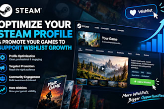 promote steam wishlists, game marketing, wishlist growth steam promotion