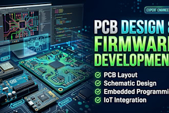 pcb design embedded hardware and firmware development